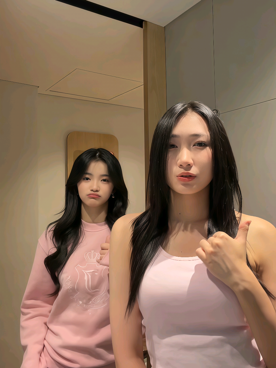 duo pinky gurl🩷 #erinejkt48 #levijkt48 #jkt48 #fyp 