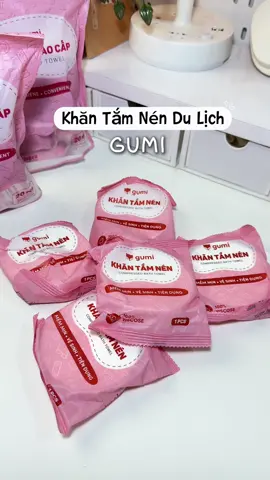 Vali đã chật thì mang khăn nén cho gọn thôi mấy bà ơi 🧳 #khantamnen #khantam #khantamdulich #gumi #xuhuongtiktok 