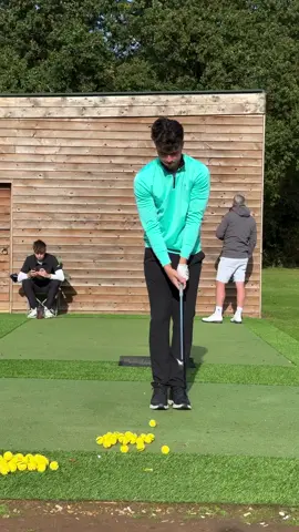 Getting across the line at the top? This is how I want you to fix it 👇 Losing width in the backswing lets the arms collapse and the club drift across the line. My student used a band around his arms with a working step drill to keep width all the way to the top. ✅ Band keeps the arms connected and wide ✅ Step gets the body moving and the arms working together ✅ Club sets on plane, not across the line Try it in your next practice session and feel the difference.