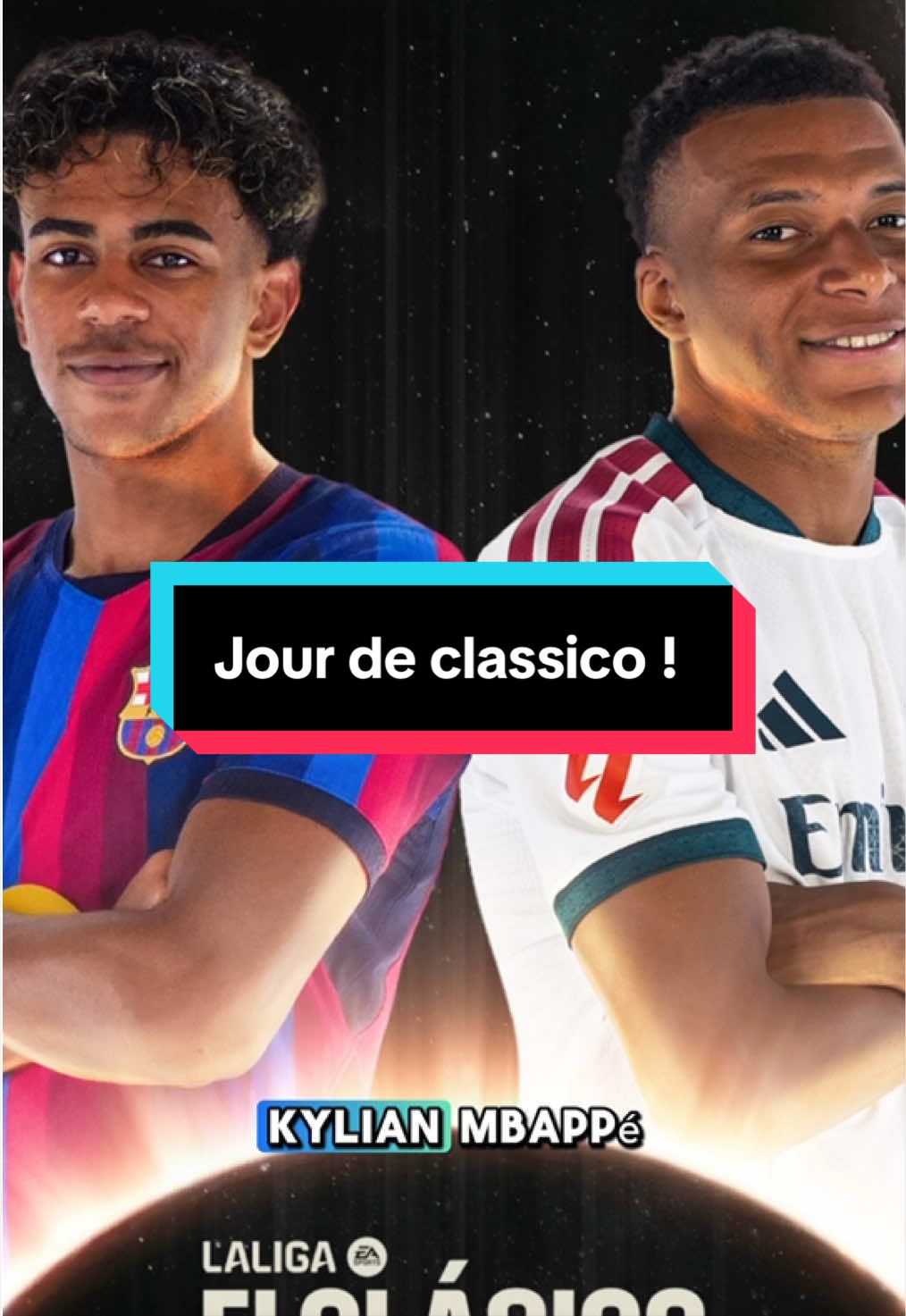 Jour de Classico ! Barca vs Real et des matchs dans le match ! Yamal vs Mbappé , Bellingham vs Pedri… #barca #realmadridfc #lamineyamal #mbappe #pedri 