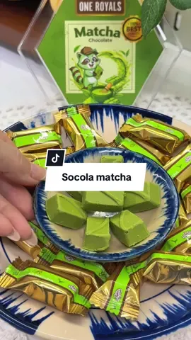 Socola matcha này ăn ngon lắm #giadinhnhobenmim #socolamatcha #anvat #oneroyal #socolamatchaoneroyal 