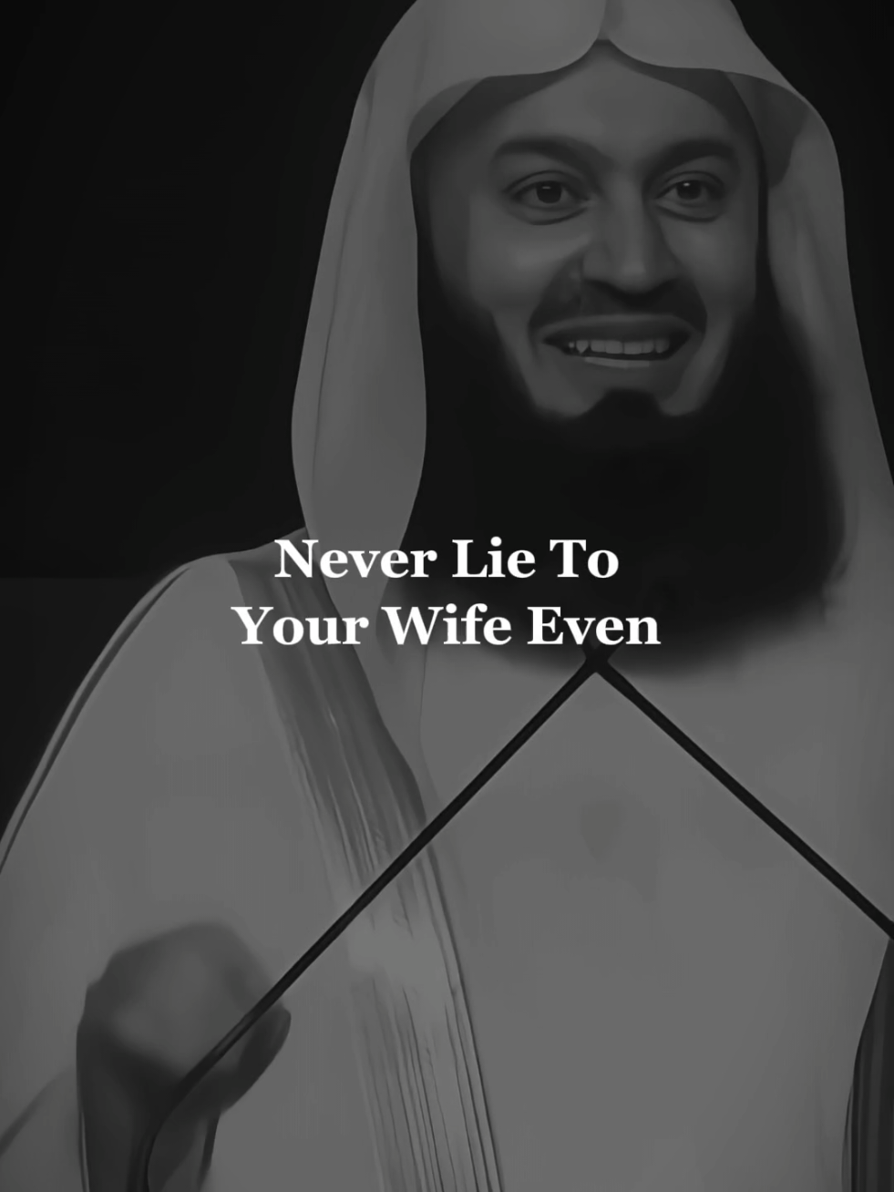 Never lie to your wife 💗🖤 #tiktokgrowthchallenge #goviralgoviralgo #islamicreminder #1million #foryoupage 