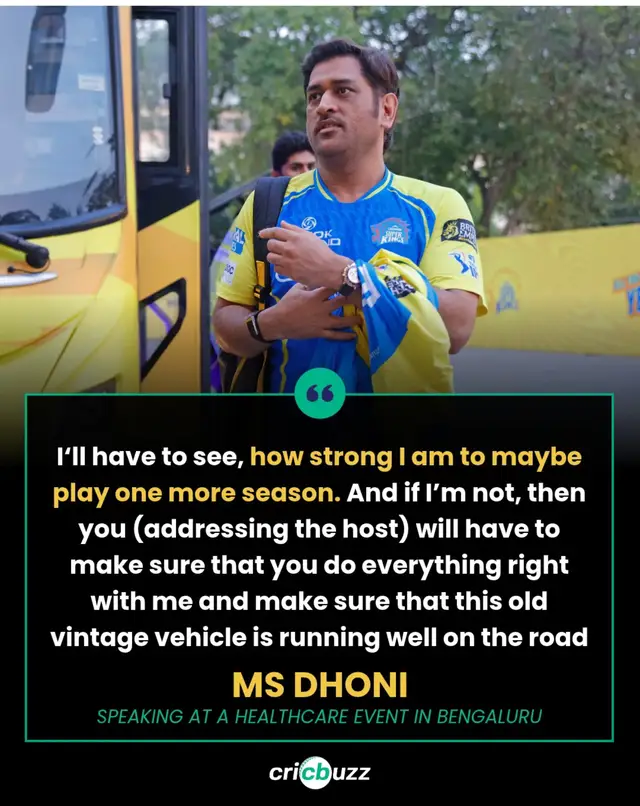 Another IPL season for MS Dhoni? 🤔 Thala has a characteristically cheeky answer to that one! 😜 . . . #cricket #cricketnews #msdhoni #msdhoni3077 #dhonilover 