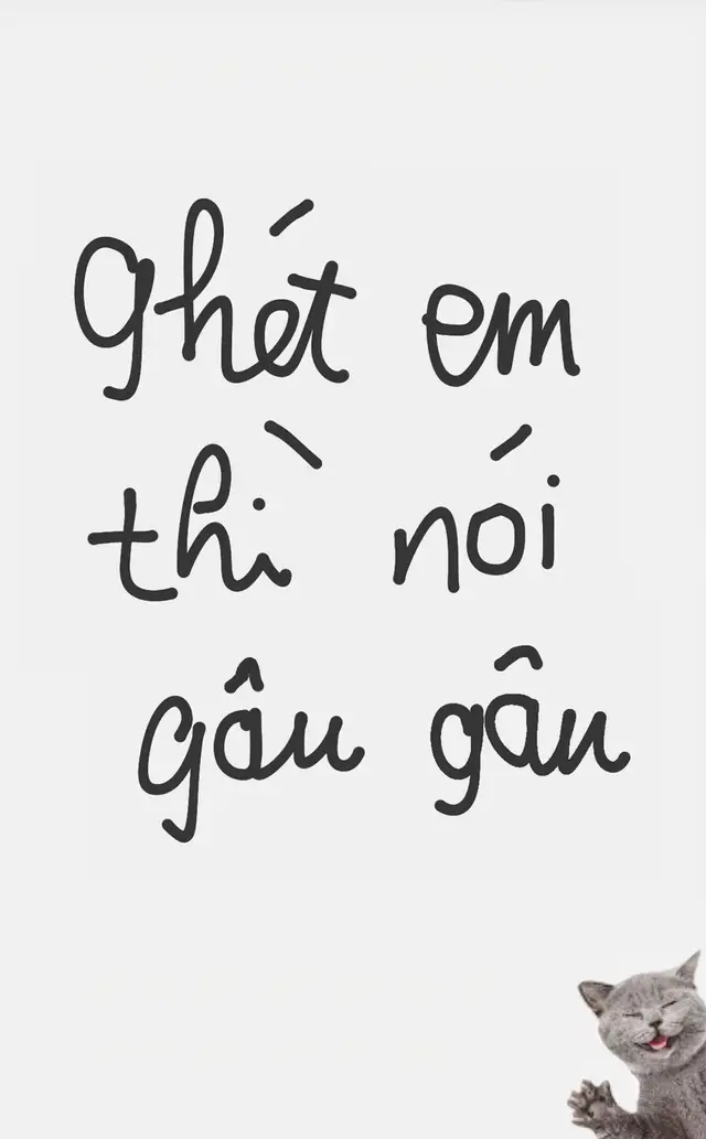 #xuhuong #viralvideo ghét em thì nói gâu gâu 🐶 