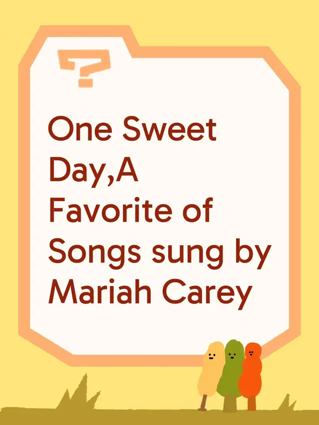 コメント元： @LoveSongsの投稿 One Sweet Day,A Favorite of Songs sung by Mariah Carey