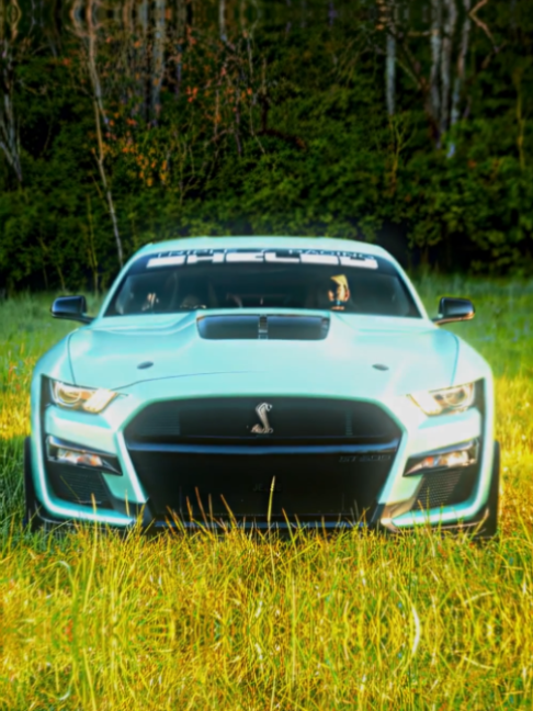 Mustang GT500 💚 || MALEMO - (Slowed) || #mustang #gt500 #caredit #edit #trend #fyp