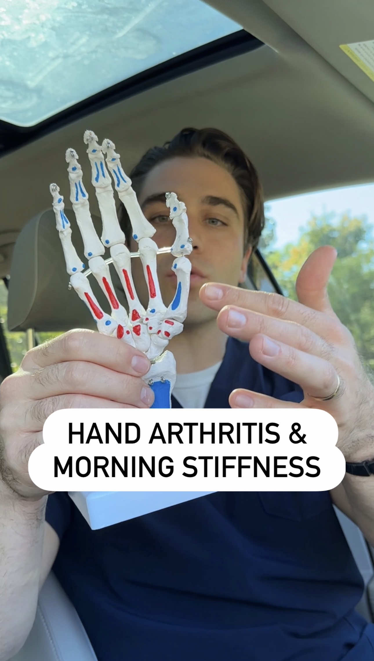 3 FREE Hand routines through the link in my bio. Intentional sequences that BUILD on one another - a great starting point for all hands. Morning stiffness can make even the simplest tasks frustrating when you have hand arthritis Instead of forcing stiff joints to move, try warming them up in a thoughtful sequence. Here’s the routine: 1. Wrist dips: 10-15 reps to loosen the top of the hands and forearms. 2. Thumb block finger bends: 10-15 reps to gently mobilize the knuckles. 3. Bear claws — 10–15 reps to gradually bend the finger joints. 4. Full fist + thumb wrap: 10–15 gentle reps to bring it all together. The goal isn’t to force motion, it’s to gradually prepare your muscles and joints for the day ahead. Movement matters. So does the order. #handhealth #arthritis #agesmarter