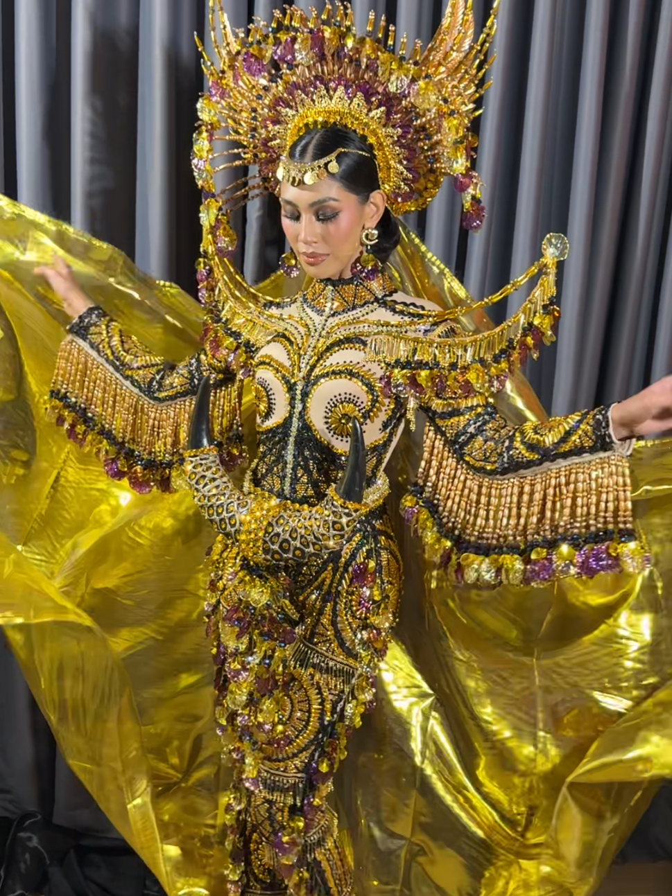Miss Universe Philippines Pangasinan Best in Creative Costume 🏆 #pageantry #pageantsph #nationalcostume #missuniverse #missuniversephilippines 