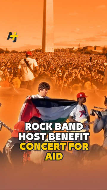 Rock band Turnstile hosted a massive free benefit concert around the corner from the White House to raise money for humanitarian aid for Sudan, Lebanon and Palestine. An estimated 60,000 people showed up. #Palestine #USA #Israel #TurnStile #Concert 