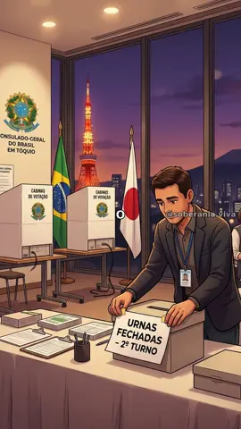 O Japão fechou as urnas do segundo turno: Flávio Bolsonaro teve 28.538 votos entre os brasileiros que moram lá, e Lula, 7.098. Em relação ao primeiro turno, Flávio ganhou quase quatro mil votos. No Japão, até o resultado chega pontual. #FlavioBolsonaro #Japao #Eleicoes2026 #SegundoTurno #soberaniaviva 