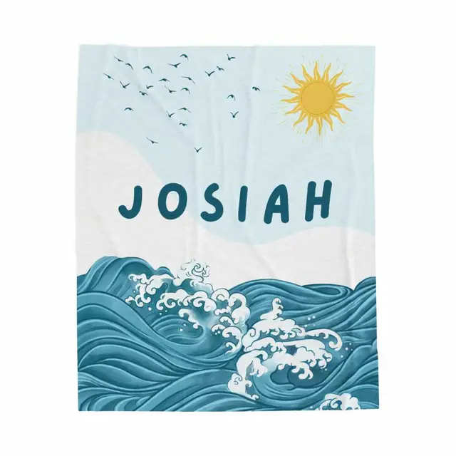 Wrap yourself in a wave of comfort. Our Personalized Name Ocean Wave Design Velveteen Plush Blanket is not just a blanket; it’s your cozy companion. Soft to the touch and visually stunning, this 50 x 60 masterpiece adds a splash of personality to any room. Perfect for snuggling up with a book, enjoying a movie night, or brightening up your space. Each blanket is crafted to evoke warmth and joy, making it an ideal gift for loved ones or a treat for yourself. Don't miss out on making this year's memories a little cozier. Grab yours today! #VelveteenBlanket #PersonalizedGifts #HomeDecor #CozyVibes #GiftsForHer #ComfortBlanket #OceanDesign #SnuggleSeason #DecorGoals #BlanketLovers Shop Now https://www.etsy.com/listing/4600093592/personalized-name-ocean-wave-design