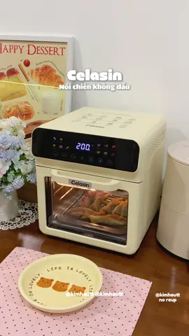 Nồi chiên nướng không dầu 2in1 Celasin #noichienkhongdau #celasin #nauan #lonuong #xuhuong 