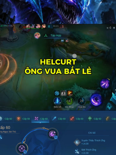 Vua hành gà tới chơi #mobilelegends #kynang #hottopic #helcurt
