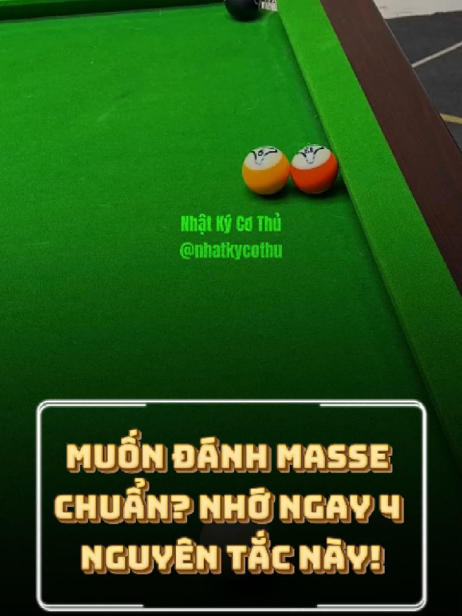 Muốn đánh Masse chuẩn? Nhớ ngay 4 nguyên tắc này! #Bida #Billiards #Masse #KyThuatBida #MeoBida 