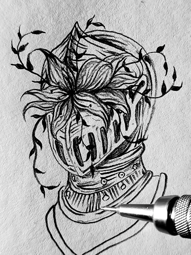 Você nao deseja a  guerra,mas se for preciso,você luta! #desenho #art #fyp