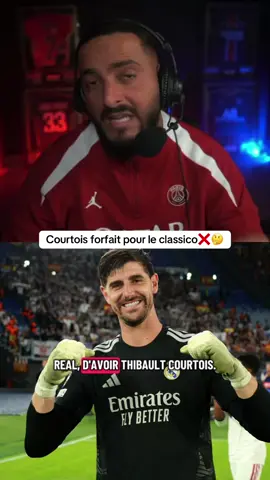 D’après les nouvelles info Courtois pourrait peut être jouer ce soir mais c’est pas du tout sûr ❌ Il y a un infime espoir qui joue face au barca🔥 #courtois #malade #classico #immigreparisien #footballtiktok @L’immigré parisien 