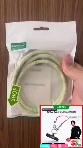 UGREEN 100W 6OW Phone Lanyard USB C Charging #tiktokshopsg99 #createtowin #ttslobang #viral #tiktok 