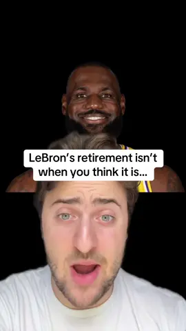 LeBron is going to retire soon, but | think I just figured out when... #lebron #lebronjames #sixersbaskerball #michaeljordan #lebronretirement 