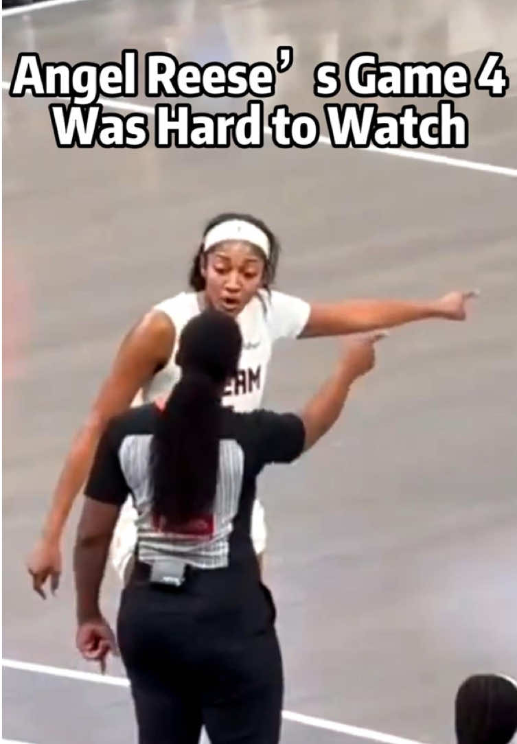 Angel Reese’s Game 4 Was Hard to Watch. #WNBA #Basketball #AngelReese #Dream #Valkyries 