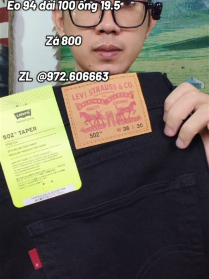 502 Đen  #vintage #Levis #xuhuong