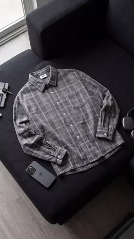 Áo Sơ Mi Nam Nữ Dài Tay Plaid #outfit #thoitrang 