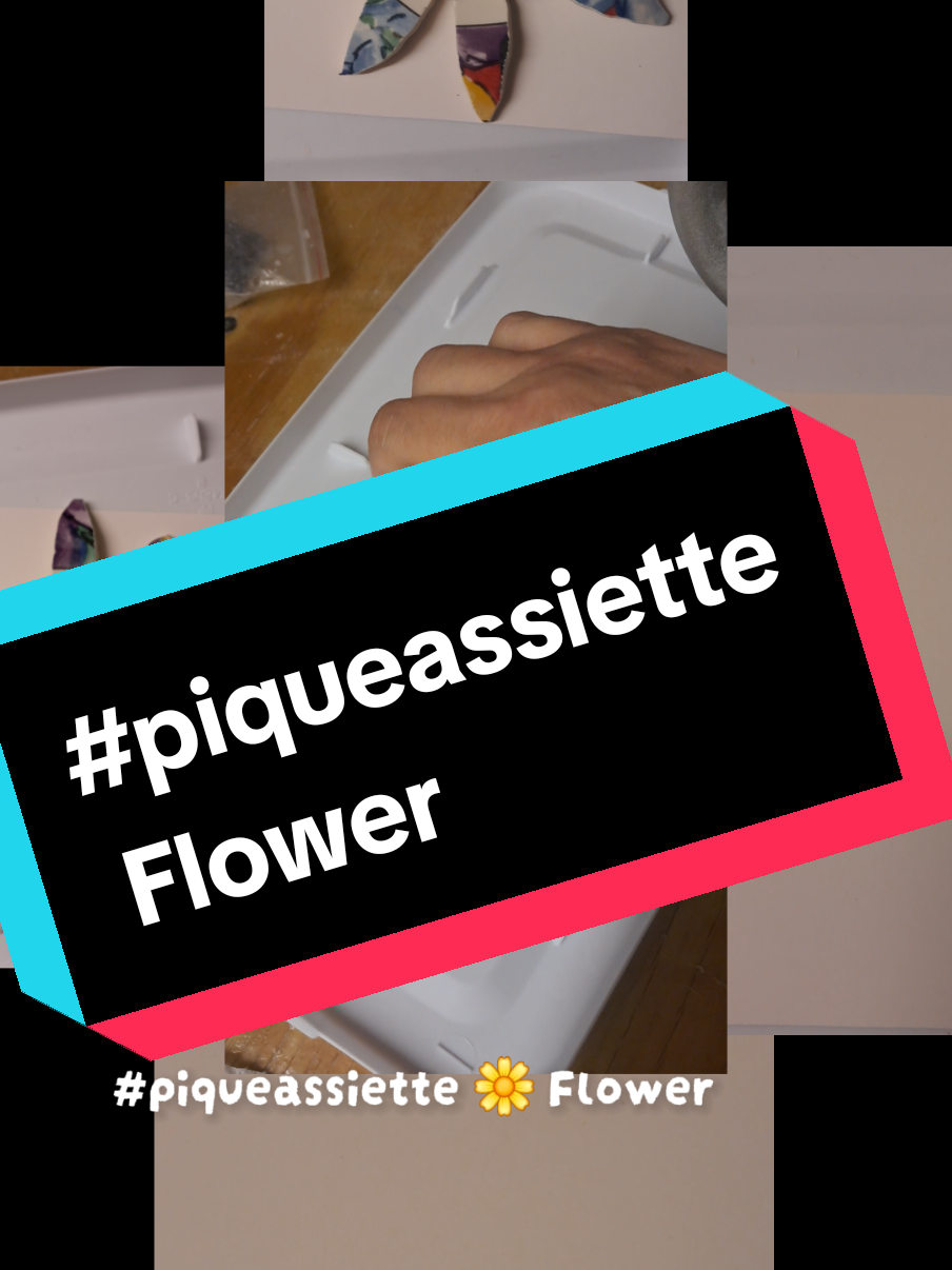 #piqueassiette Mosaic Flower made out of a bowl.  I am having so much fun creating flowers out of all the dishes I've been thrifted and gifted. The flowers will all be part of a  mosaic I'm creating.  #art #flowers #upcycling #fyp  mosaic, mosaic flowers, broken dishes, broken art, flower art