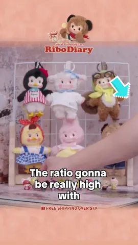 【NEW】POP MART RiboDiary Forest Gathering Day Series Plush Doll Pendant Blind Box, Bag Charm, Keychain