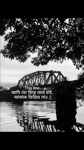 This line- আমি তো ফিরে যেতে চাই, আমাকে ফিরিয়ে নাও :) #fyp #viral #foryou #fypシ゚viral #fypシ 