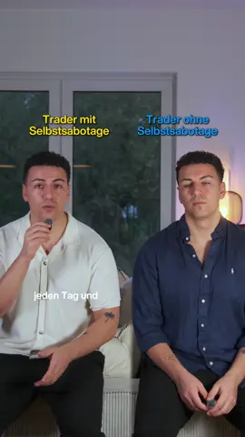 Trader mit Selbstsabotage und ohne Selbstsabotage 💯🤝🏻 #cemtrades #trading #tradingjourney