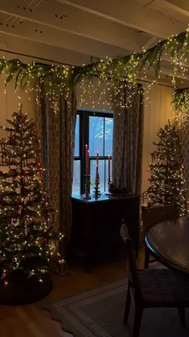 The most magical Christmas transformation ✨ both my garland & icicle lights are on sale now! Garland is 25% off and lights are 20% off !!!  #christmashome #christmasdiy 