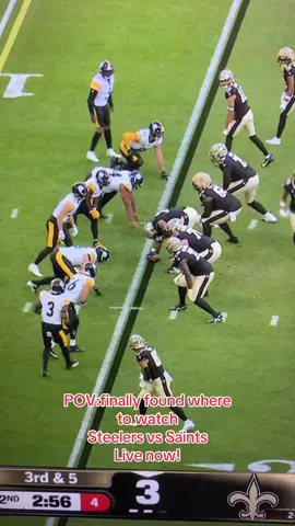POV:finally found where to watch Steelers vs Saints Live now!#nfl #nflfootball #pittsburghsteelers #neworleanssaints 