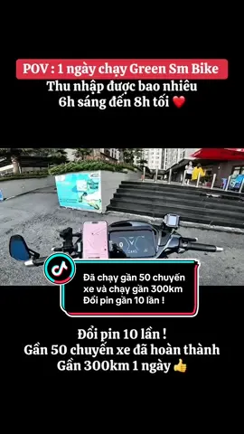 1 ngày chạy Green Sm Bike cùng xe điện Vinfast Kinet Đổi Pin #GreenSM #ThuexeotodienVinFast #ThuexemaydienVinFast  #taixe2W #xanhsmbike