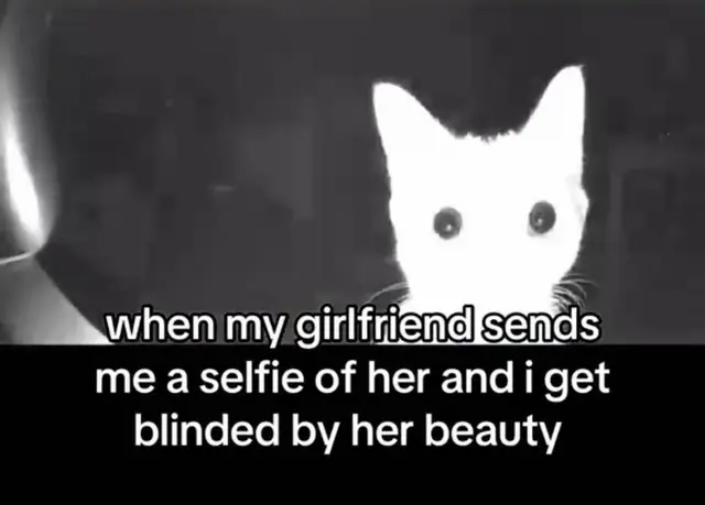 literally always blinded by her stunning face❤️ #fyp #girlfriend #beautiful #Relationship #funny