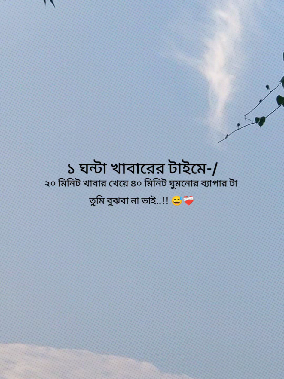 ১ ঘন্টা খাবারের টাইমে... ২০ মিনিট খাবার খেয়ে ৪০ মিনিট ঘুমনোর ব্যাপার টা তুমি বুঝবা না ভাই..!!😅❤️‍🩹#লেখক #foryou #fyppppppppppppppppppppppp #tiktokofficial #1millionviews @TikTok Bangladesh 