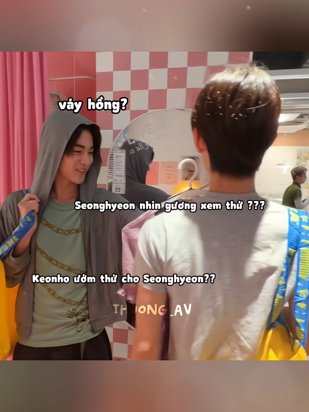ướm thử váy hồng cho công chúa #keonho #seonghyeon #keonhyeon #cortis #thuongav 
