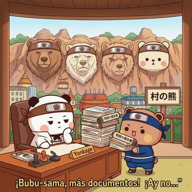 Alguien creyó que ser hokague sería muy fácil 😂❤️y asi en la vida, Dattebayo. #一二布布 #Dudububu 