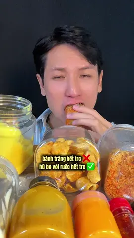 Mukbang bánh tráng phơi sương #EmThemKhong #banhtrangphoisuong #vtmgr  