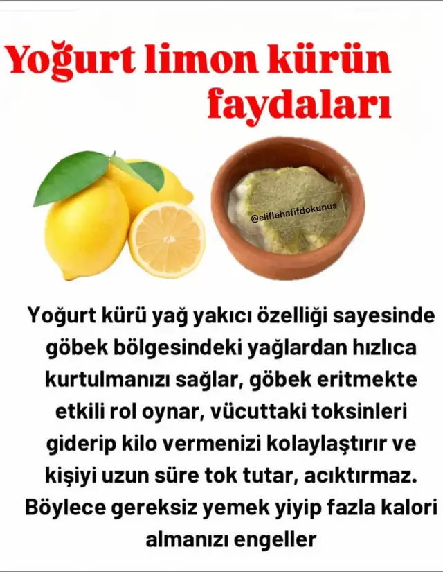 Zor kilo veriyorsanız hemen deneyin Metabolizmayı hızlandır, yağ yakımını destekle ve bağırsakları düzenli çalıştırır 🚽 Yoğurt ve limonun inanılmaz faydalarıyla 41 kiloya veda ettik👋 Zor kilo verenler için gerçek bir kurtarıcı! Hemen dene ve farkı gör! 💛 Tarif için yorumlara “KÜR” yaz. Yardımcı olacağım🌼 #healthylifestyle #beforeafter #fyp #foryou #keşfetteyizzz