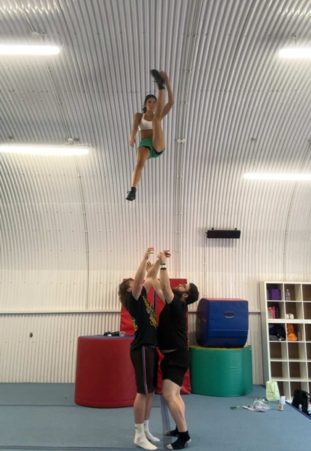 all the time and stress with kick fulls will be worth it. #cheer #cheerleader #allstarcheer #flyer #cheerleading 