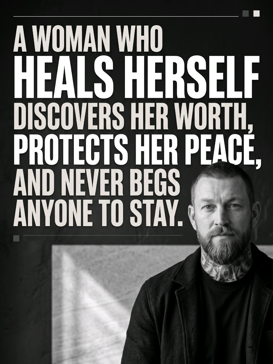 A Woman Who Heals Herself Discovers Her Worth Protects Her Peace And Never Begs Anyone To Stay.. #womenempowerment #selfrespect #HealingJourney #knowyourworth #innerstrength 
