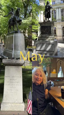 Mom and I take on Boston. Great trip. 