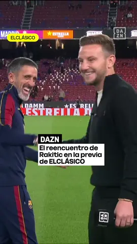 El reencuentro de Rakitic con el que fuera su preparador físico en el Sevilla ❤️ Cositas que te da el fútbol 🥹 #ELCLÁSICOenDAZN
