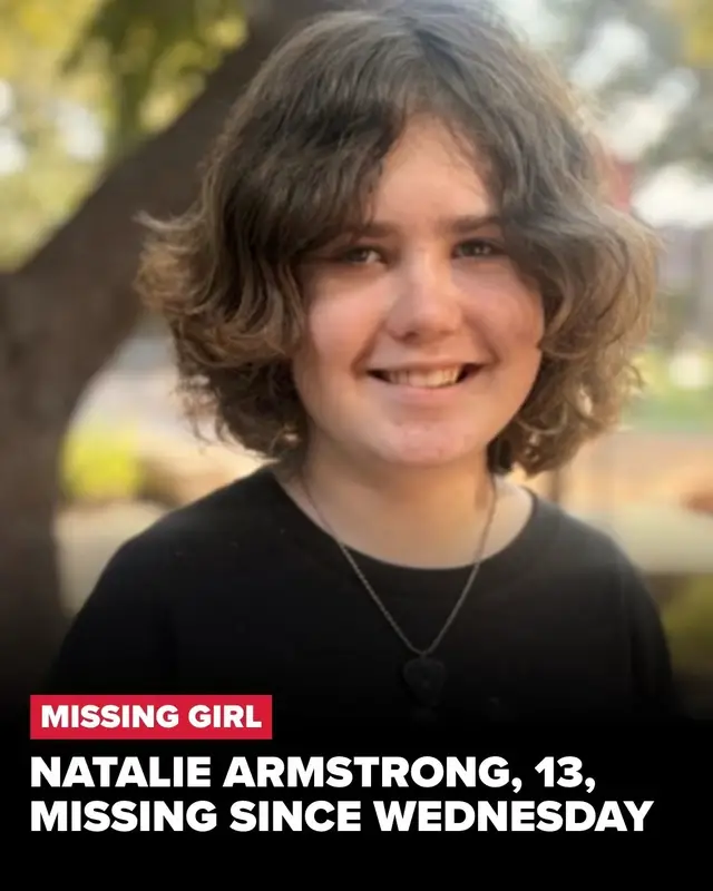 Natalie Armstrong, 13, was last seen at 10:09 p.m. Wednesday in the 9300 block of Whistle Stop Place wearing a dark gray hoodie, blue jeans, and white Converse shoes. Dallas police say she has an intellectual disability and her disappearance poses a serious threat to her safety. Call 214-671-4268 with information.