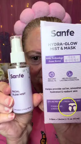 #sanfehydraglowmistmask #hydraglowmaskandmist #antiagingskincareroutine #tiktokshopblackfriday #discoveryourgift 