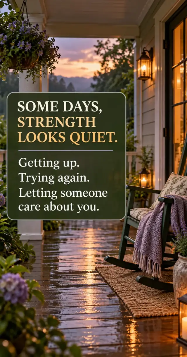 Strength isn’t always loud. Sometimes it’s simply choosing to try one more time and allowing yourself to be loved. #QuietStrength #TryingAgain #YouAreLoved #DailyEncouragement #fyp  What did quiet strength look like for you today?