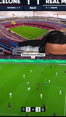 Deuxième but de Mbappé #clasico #mbappé #realmadrid 