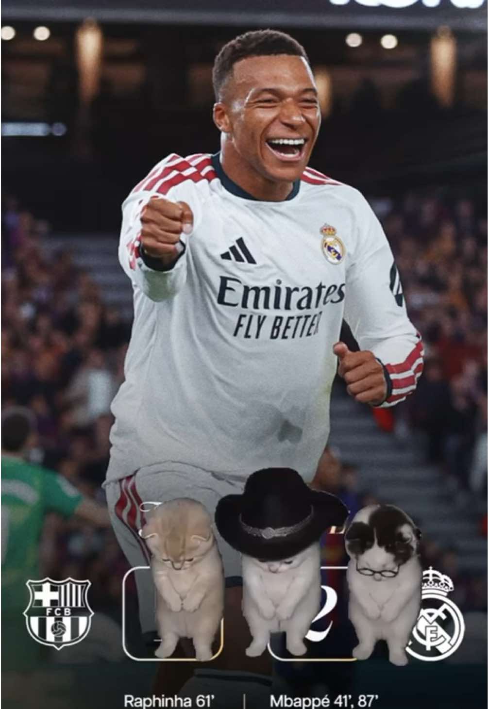 #ELCLÁSICO IS OURS! #RealMadrid #Mbappe 