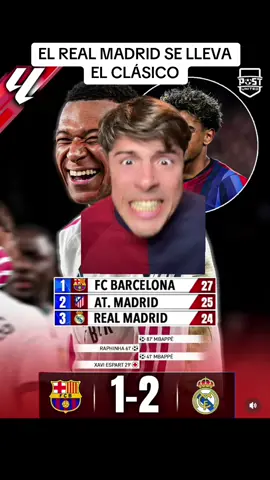 EL REAL MADRID SE LLEVA EL CLÁSICO.