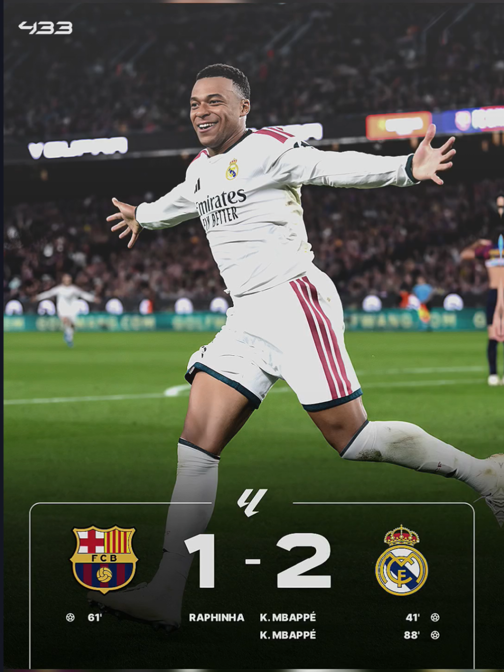 FT | BARCELONA [1]-[2] REAL MADRID | MANA YANG KATANYA MAU NGOBOK NGOBOK😝😂🤫                                                                                                              #ElClasico #realmadrid #barcelona #fyp #lewatberanda 