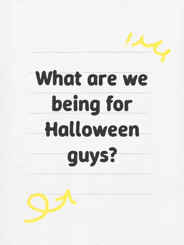 What are we being for Halloween guys?#relatable #jokes #xyzbca 